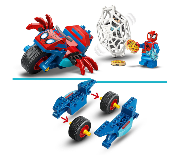 LEGO Marvel 11206 Spidey na motocyklu kontra Rhino - 1473401 - zdjęcie 7